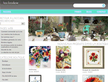 Tablet Screenshot of iza-broderie.com